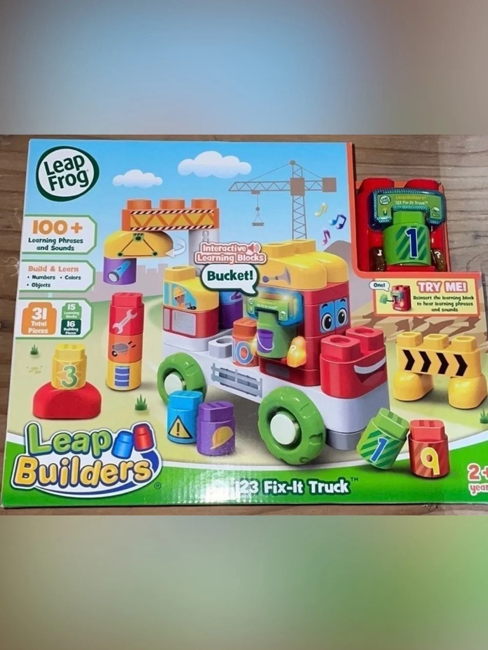 LeapFrog LeapBuilders 123 Fix-It Truck, Multicolor